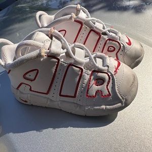 Nike Air size 8 red and white